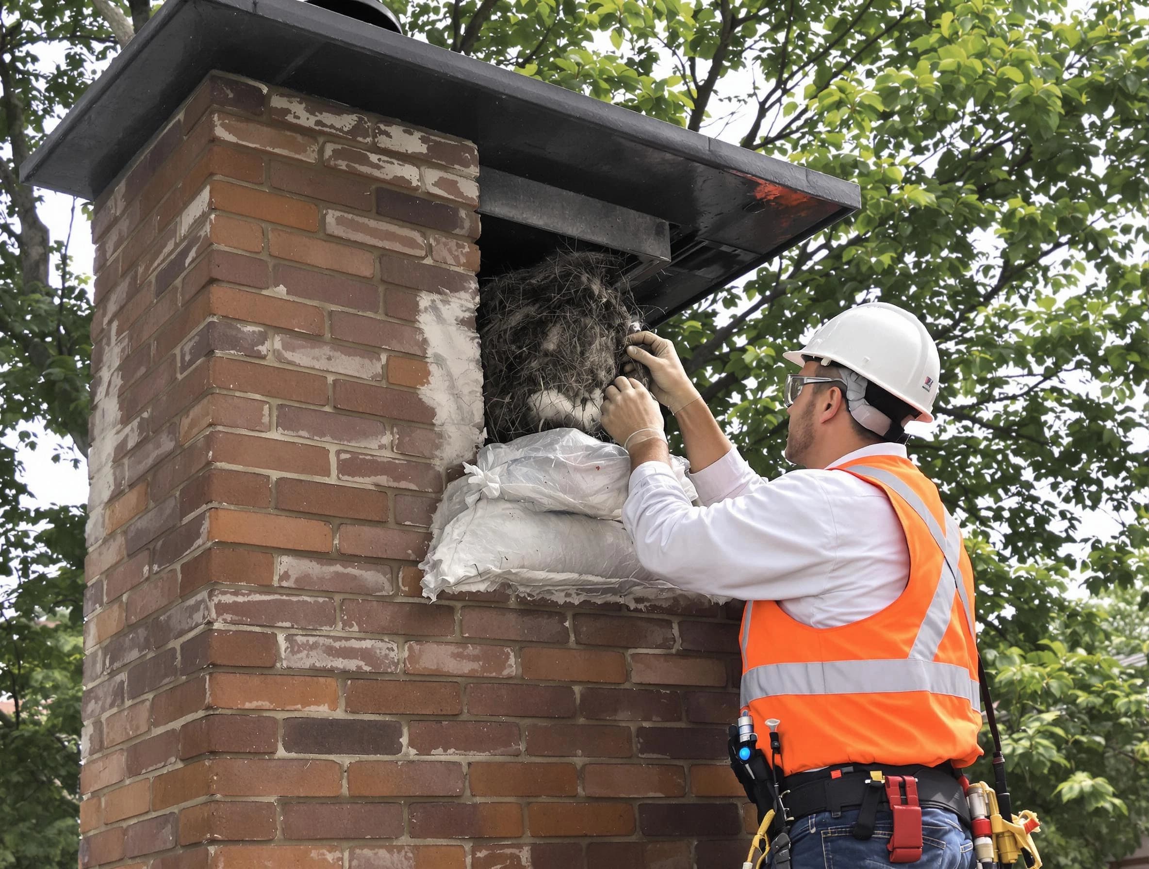 Humane removal of debris and animals by Butler Chimney Sweep in Butler, PA