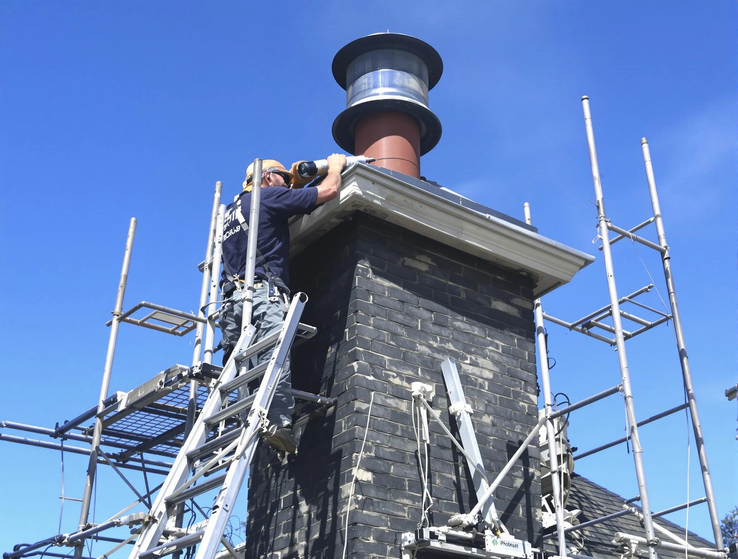 Sturdy chimney crown finished by Butler Chimney Sweep in Butler, PA