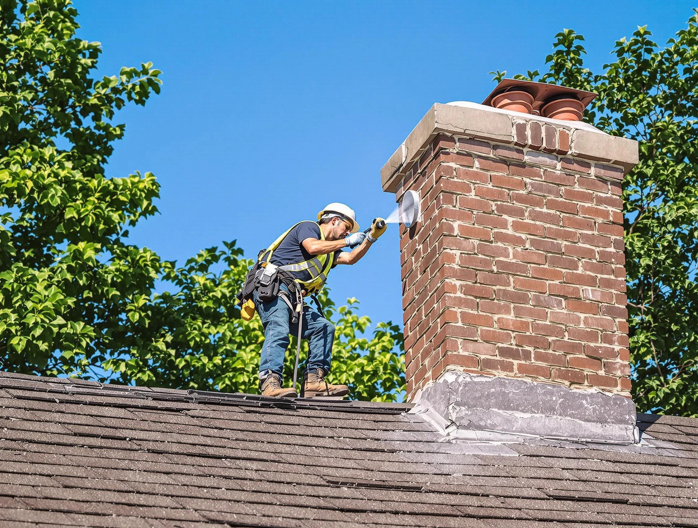 Butler Chimney Sweep performing an inspection with advanced tools in Butler, PA