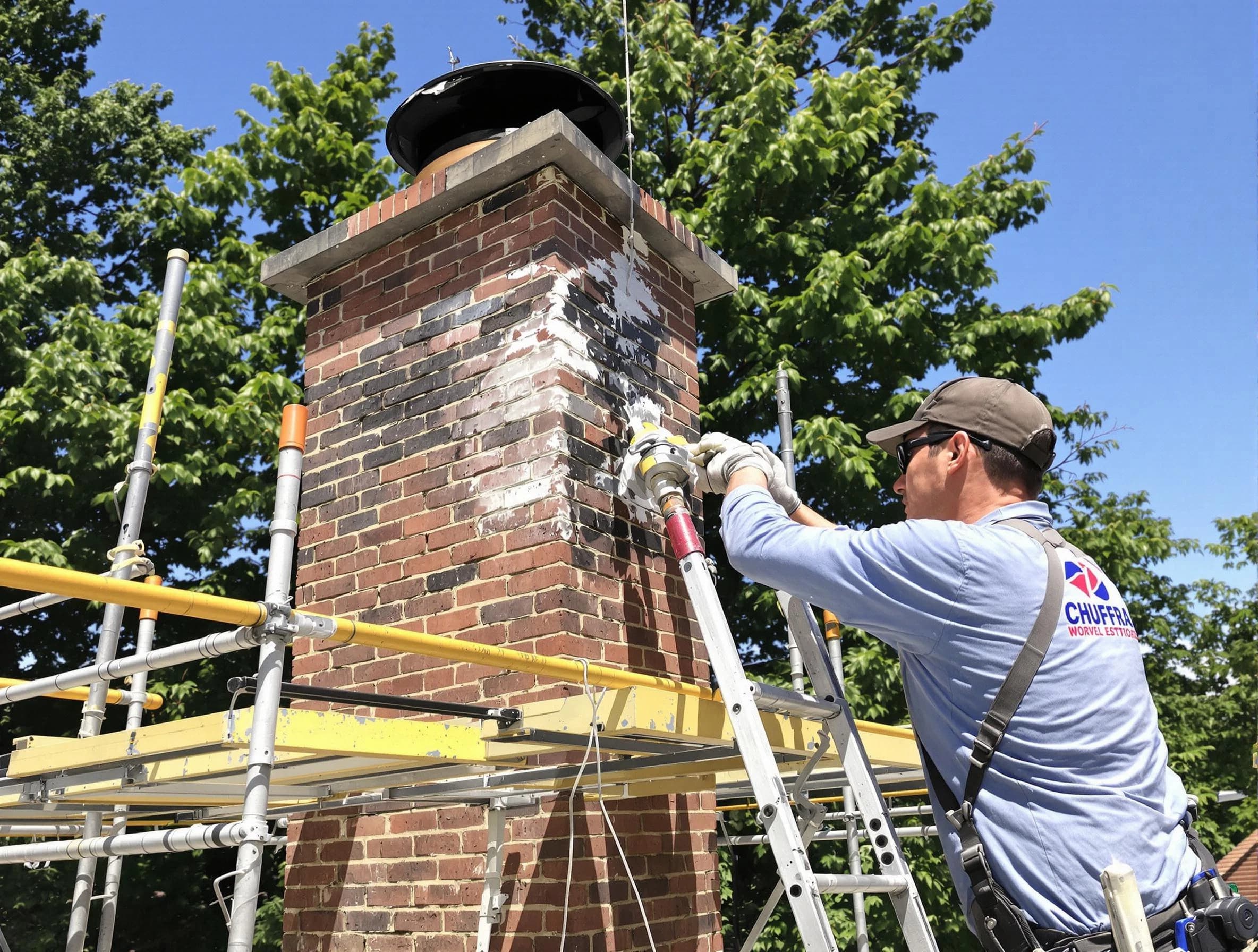 Structural chimney repair by Butler Chimney Sweep in Butler, PA