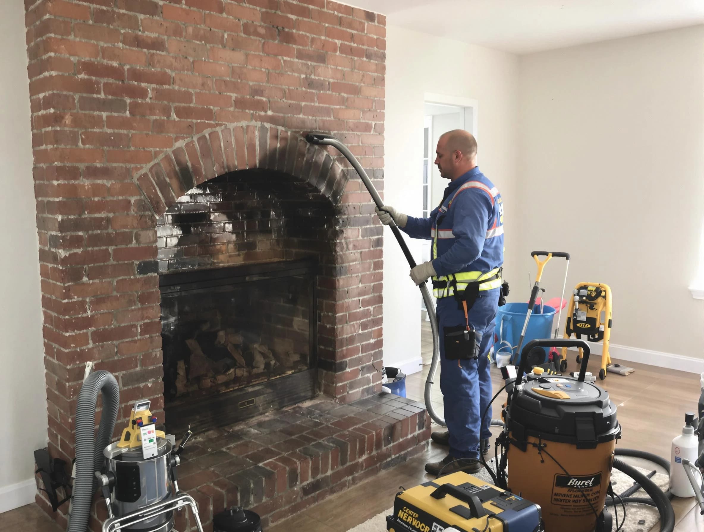 Butler Chimney Sweep expert performing detailed chimney sweep in Butler, PA