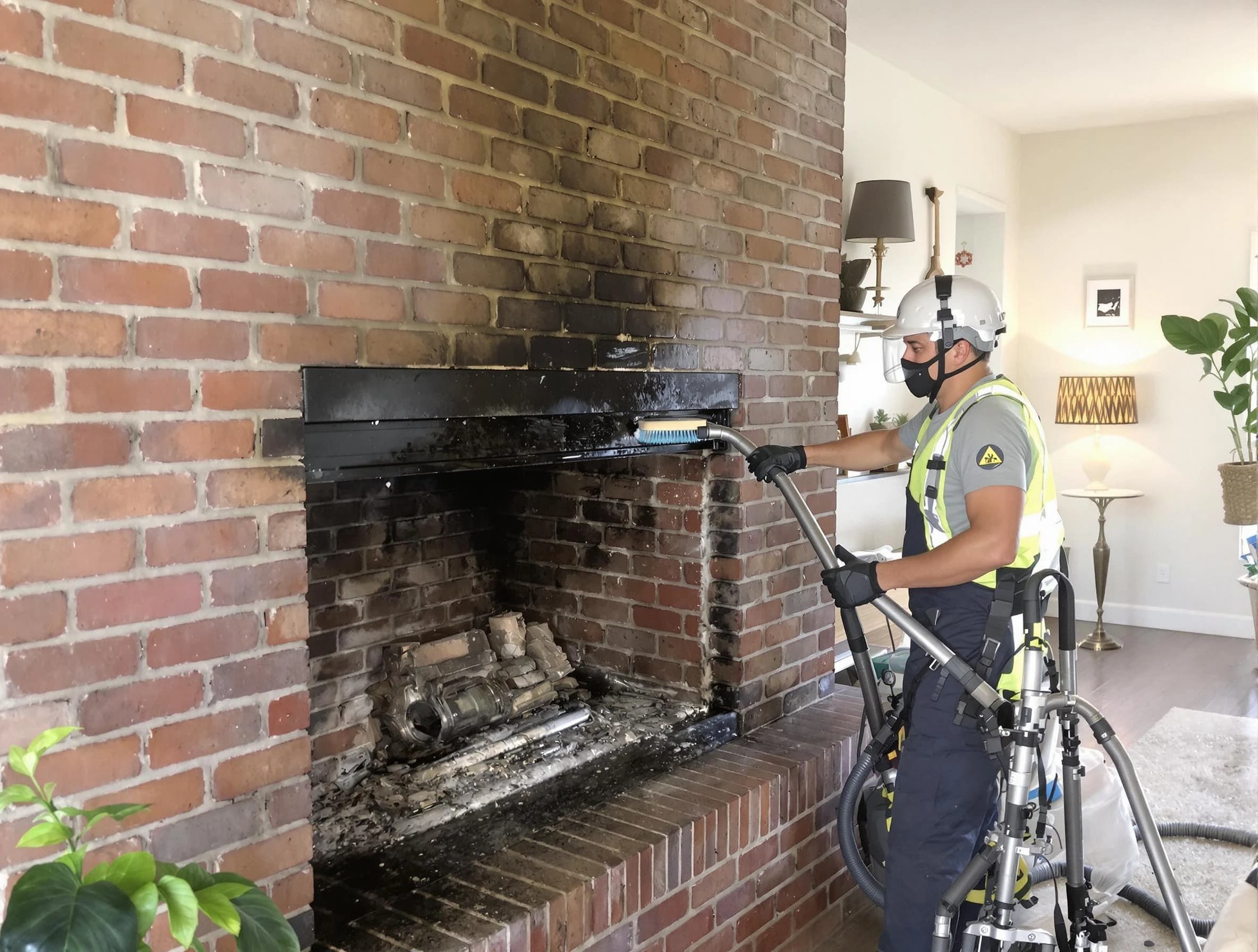 Butler Chimney Sweep providing fireplace cleaning services in Butler, PA