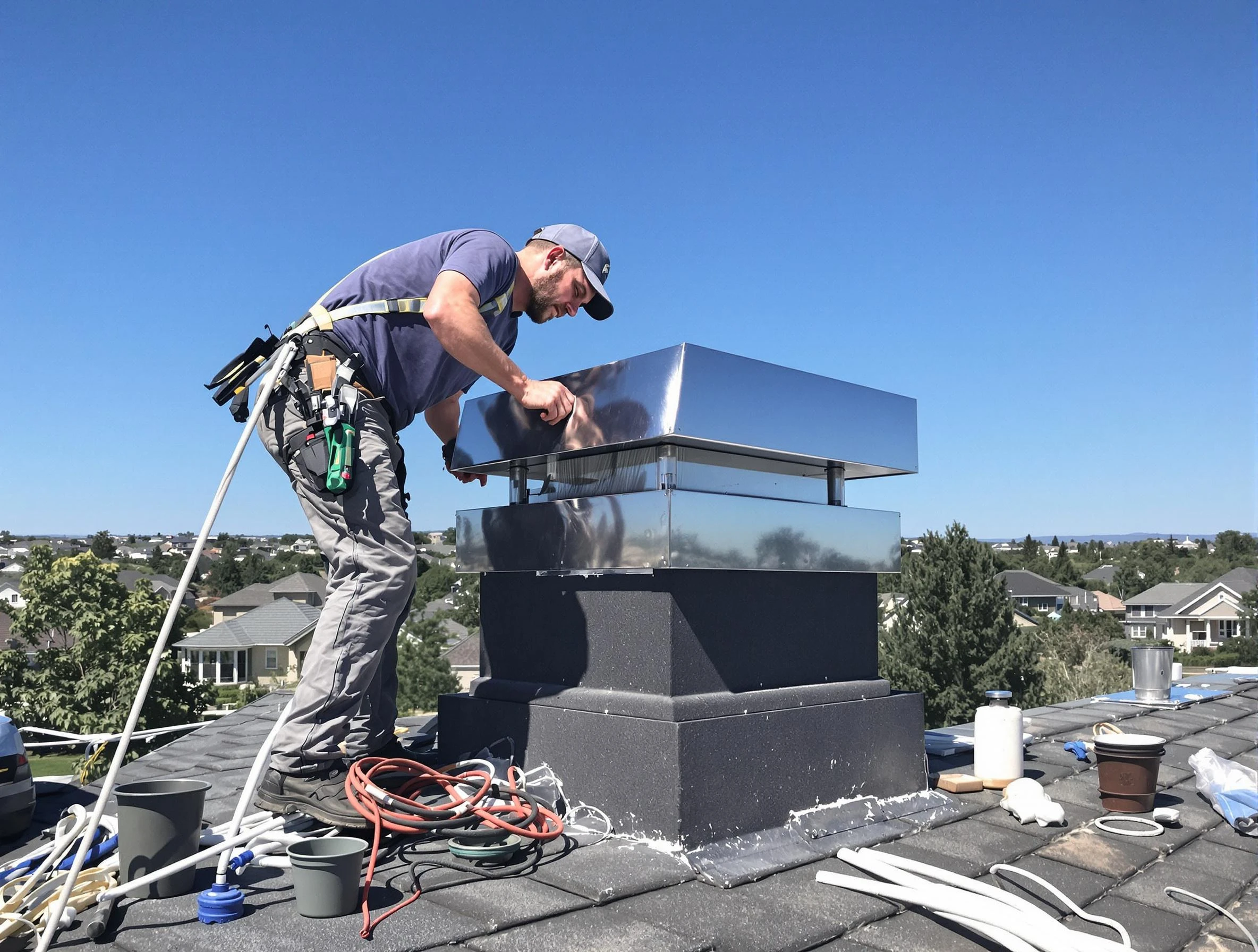 Chimney Cap Services in Center, PA