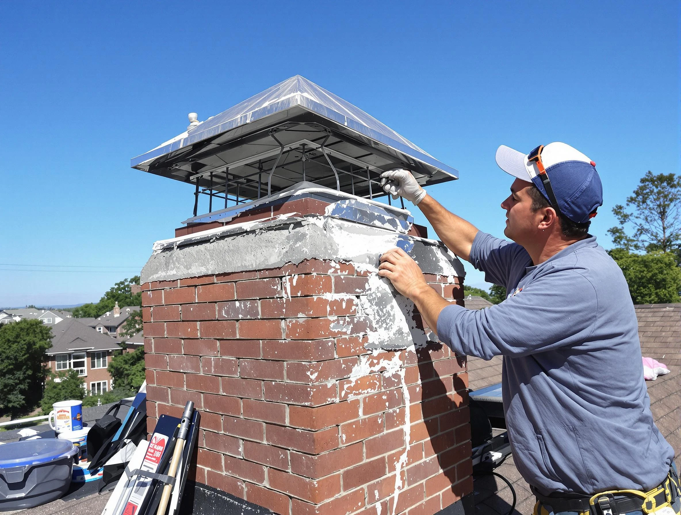 Chimney Crown Services in Center, PA