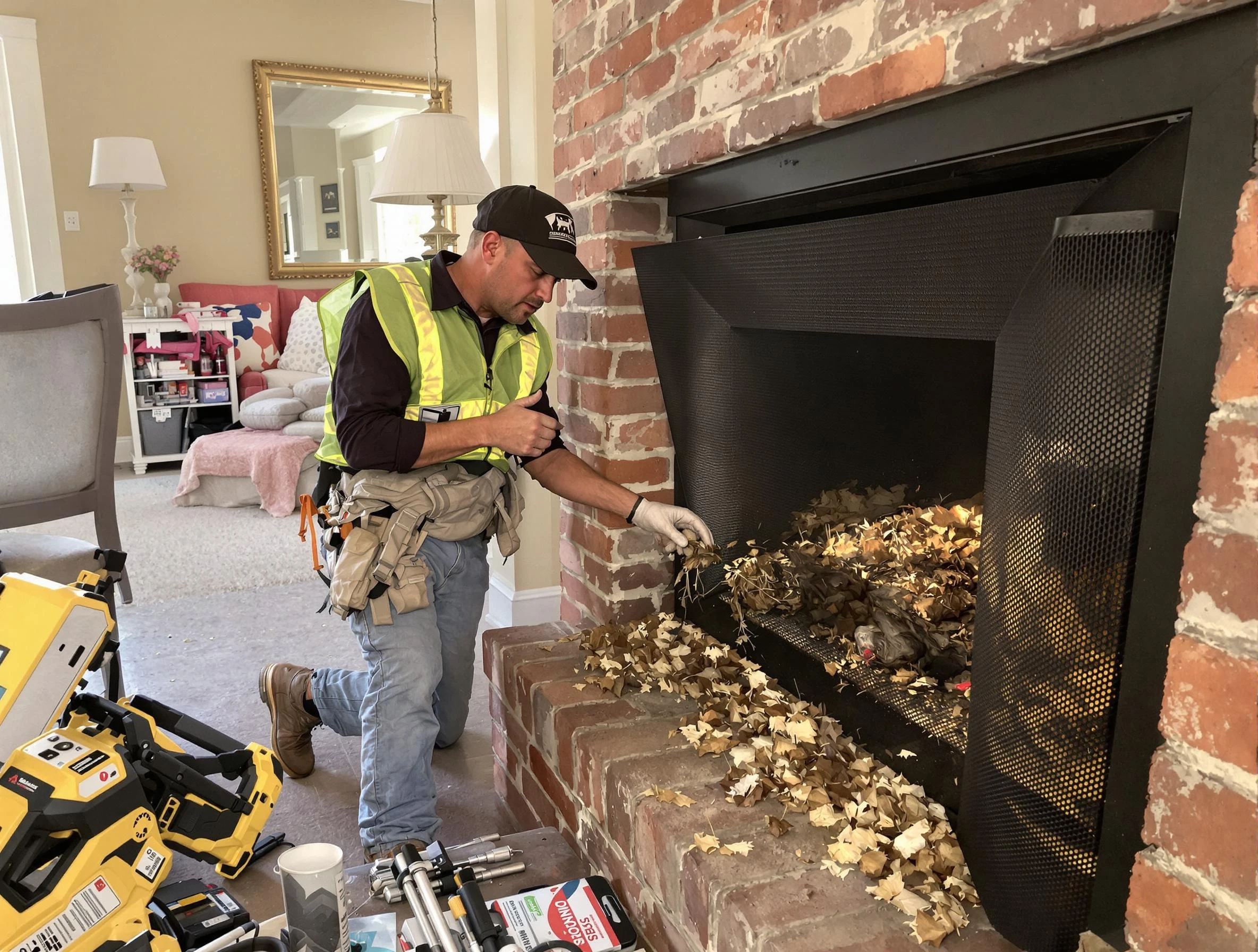 Safe screening installation by Butler Chimney Sweep in Butler, PA
