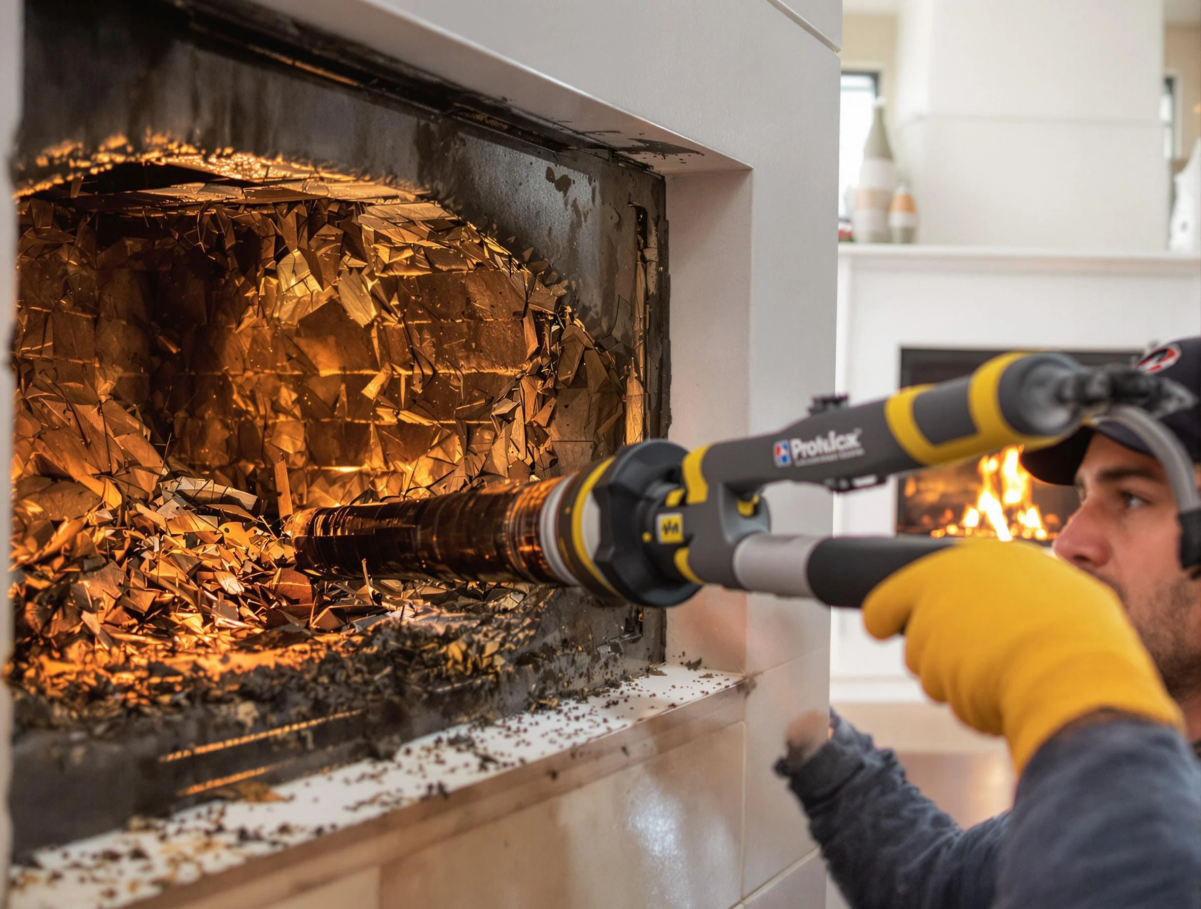 Professional chimney cleaning by Butler Chimney Sweep in Butler, PA
