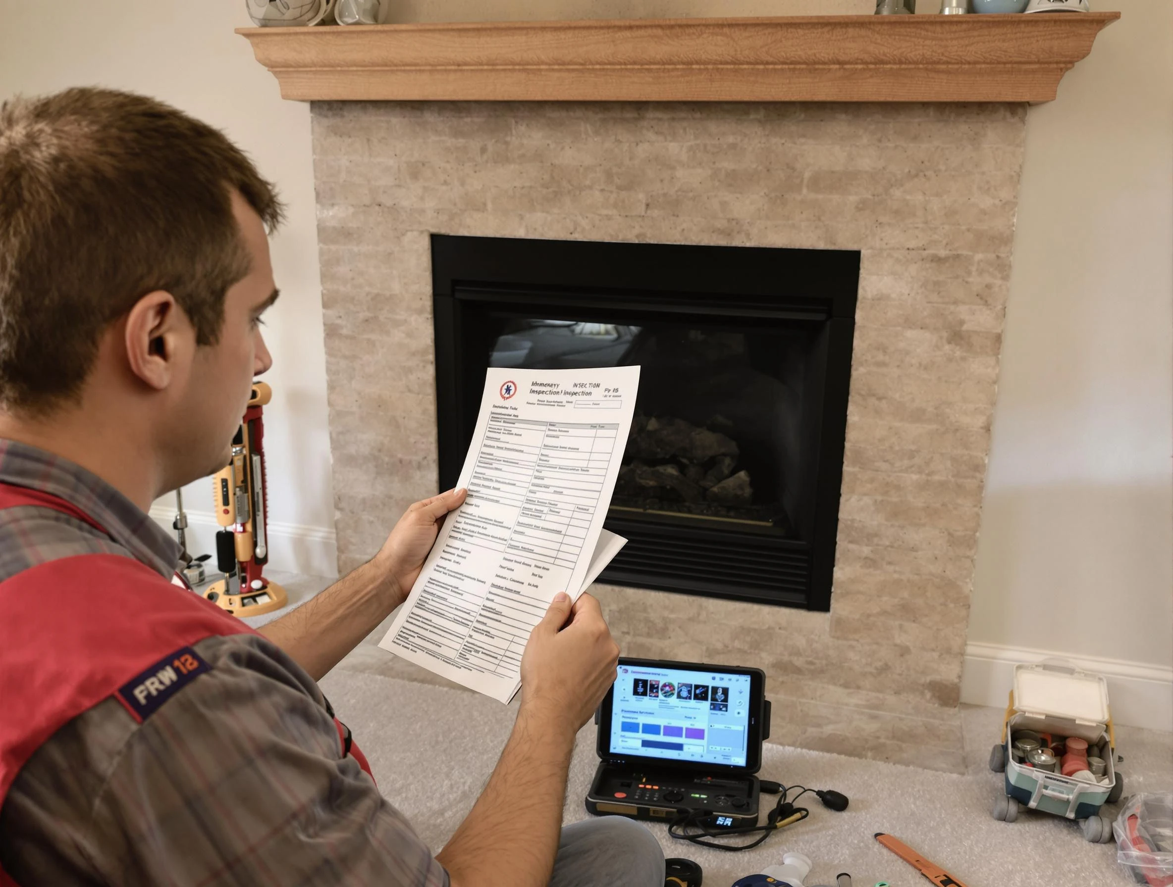 Thorough chimney inspection by Butler Chimney Sweep in Butler, PA